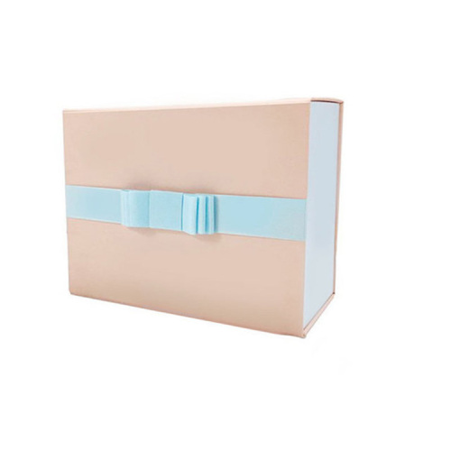 Magnetic Closure Ribbon Bow Gift Box Chocolate Packaging