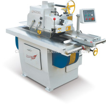 Automatic single blade saw with straight line rip saw