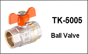 TMOK TK-5005 Brass Ball Valve BSPP Thread CW17n Ball Valve with Aluminum Butterfly Handle/T Handle Water Control Valve