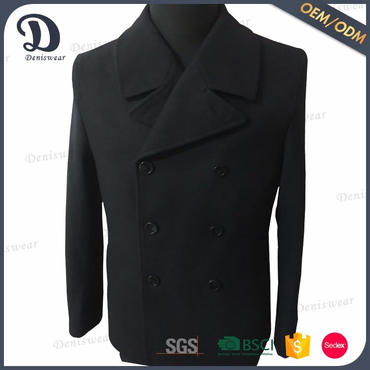 new 2020 men DB wool short coat