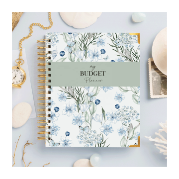 Customized Yearly Budget Notebook & Spiral Planner