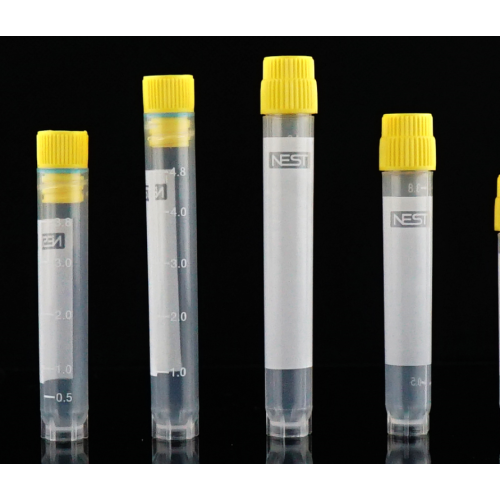 Viales criogénicos de código de barras 2D de rosca interna de 5,0 ml