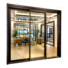 Energy Efficient Electric Aluminum Sliding Door with Thermal Break, Soundproof Double Glass, and Smooth Operation