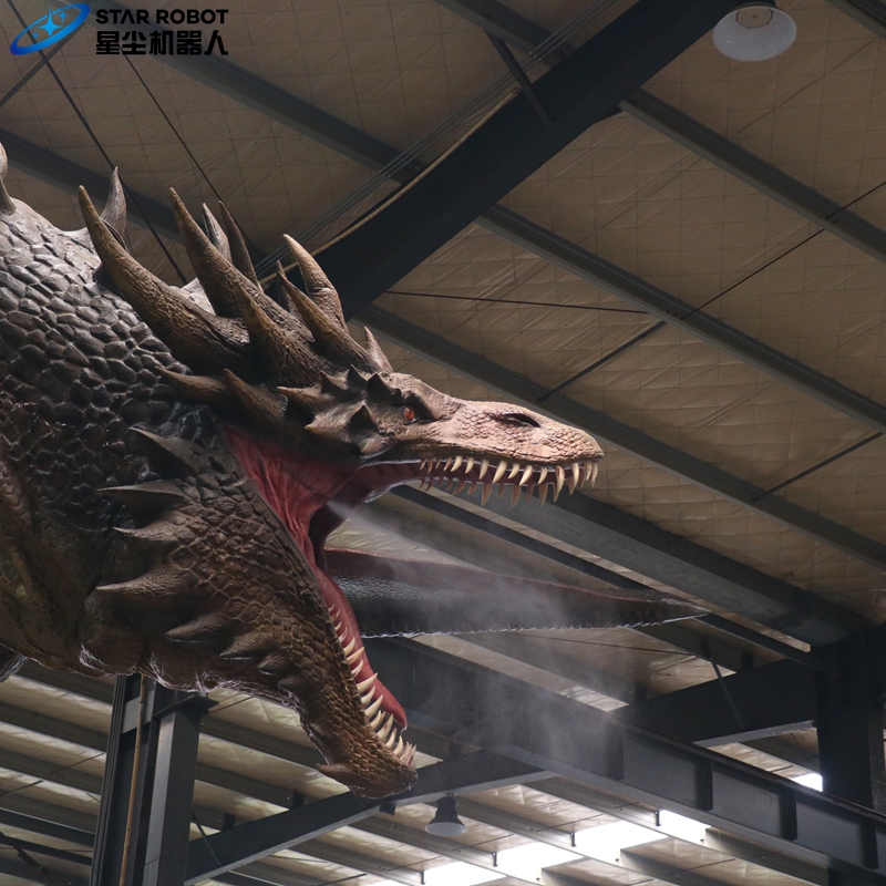 Animatronik kepala naga barat Western Dragon Head Animatronics