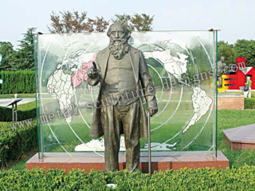 Cast copper sculpture