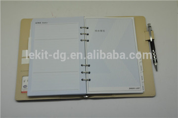 a5 ring leather year planners undated planners