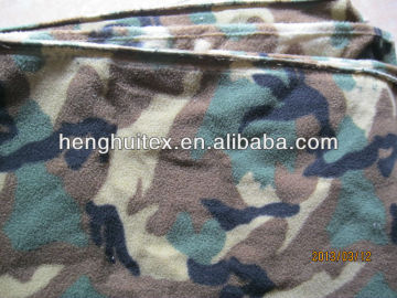 Military/Army/Police Camouflage print anti-pilling fleece fabric