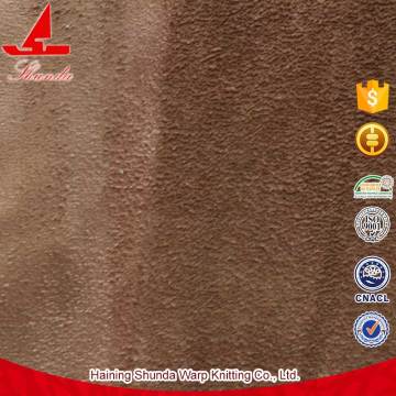Supplier Plain Dyeing Embossed Suede Fabric For Sofauede fabric