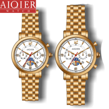 Automatic mechanical couple waterproof vintage watch