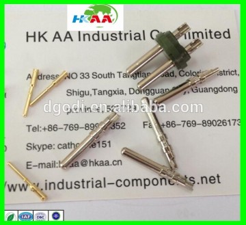 Male/Female Gender Type spring loaded electrical pogo pin connector