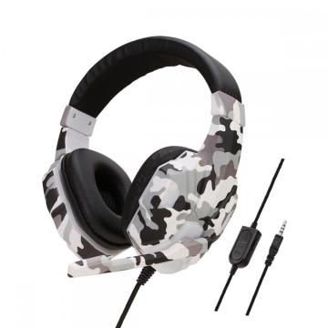 Gaming Headset Earphone Wired Gamer Headphone Stereo Sound Headsets with Mic LED light for Computer PC Gamer