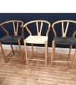 Desen Modern Design Wishbone Counter Stool Y Barstool