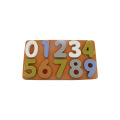 Silikon färgglada nummer form matematikblock