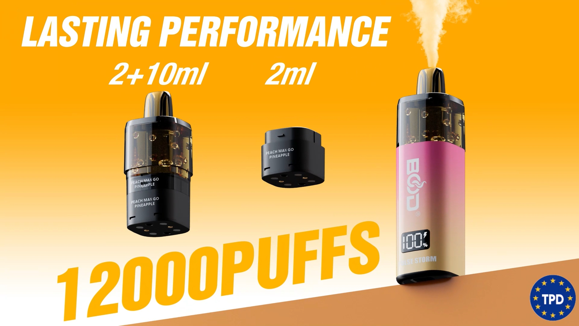bood pulse storm 12k puff 2ml+10ml bood pulse storm 12k puff 2ml+10ml