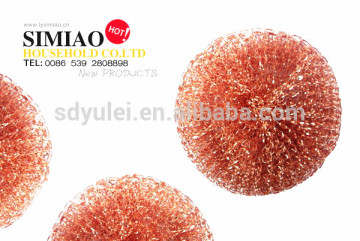 kitchen cleaning item dish scourer/copper scrubber