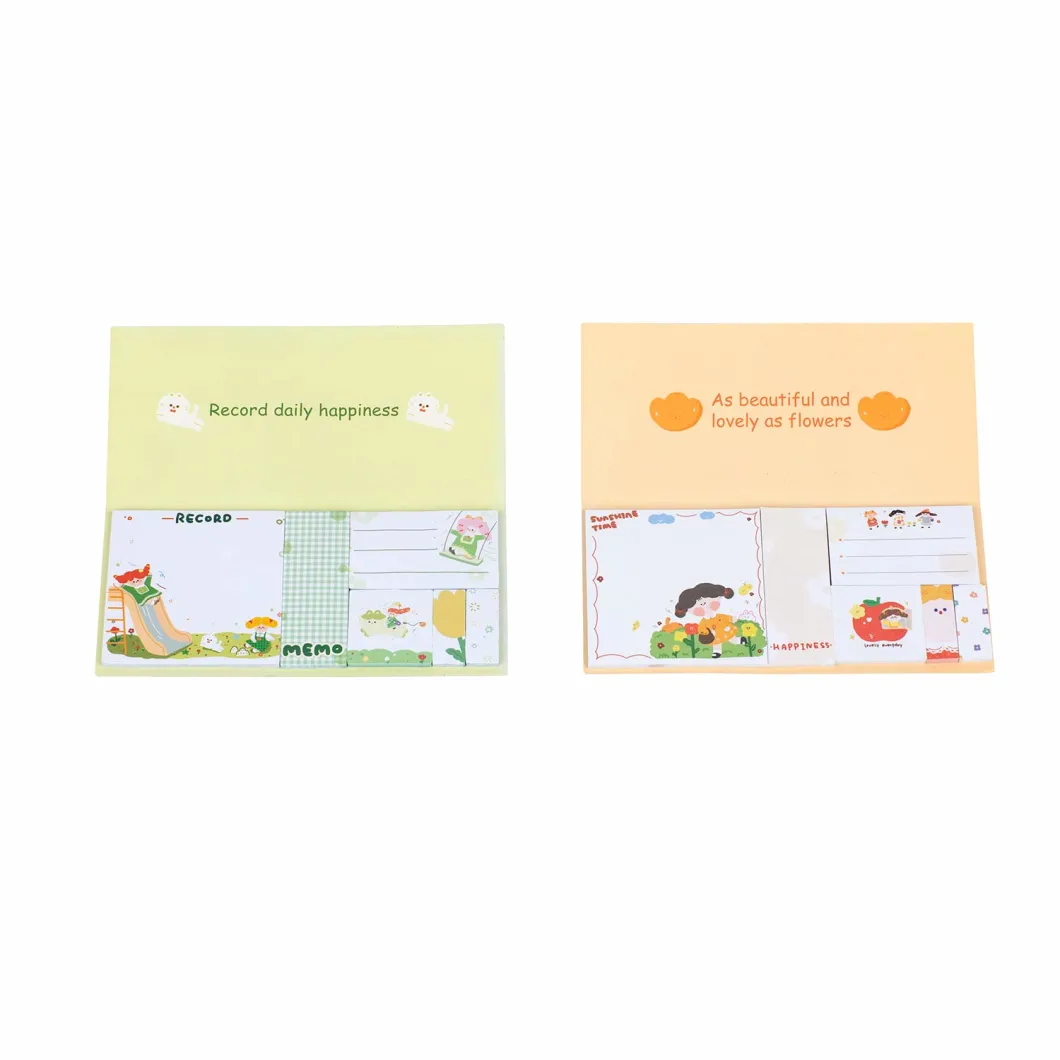 Customized Adhesive Sticky Notes Paper Pad with Colorful Printing