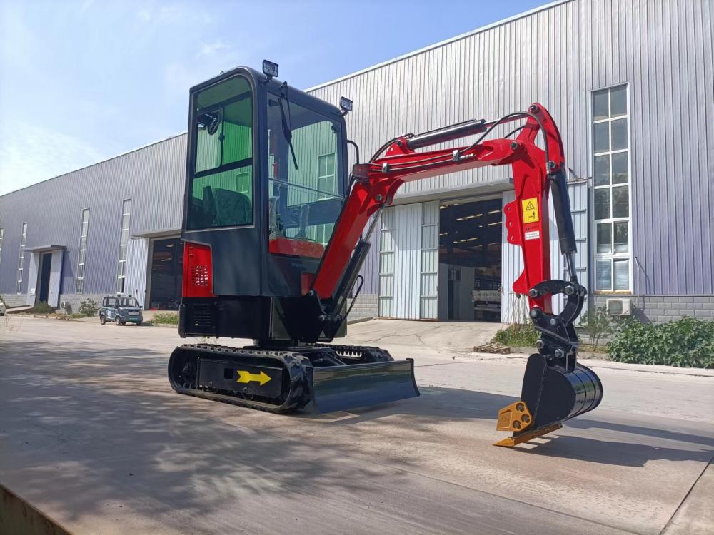 Mini Excavator Oce10 1ton dengan kabin tertutup