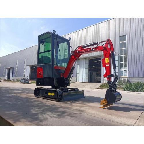 Mini -Bagger OCE10 1TON mit geschlossener Kabine