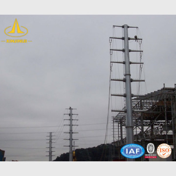 XINJINLEI Galvanized Power Pole Customizable Electric Pole