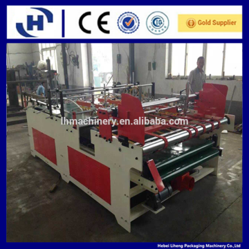 best sale corugated carton box folder gluer/carton making machine