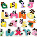 Cute English Letters embroidered patches cartoon applique