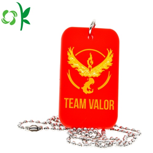 Tùy chỉnh Silicone In Dog Tag QR-mã Pet Tag