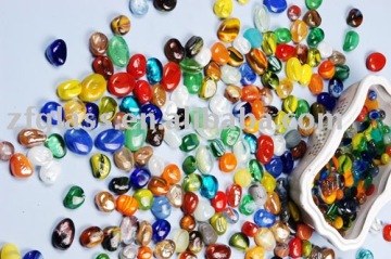 decorative glass pebbles