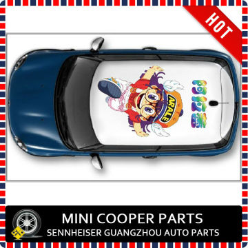 2013 new arrival mini cooper car sticker for bmw mini cooper whole roof sticker