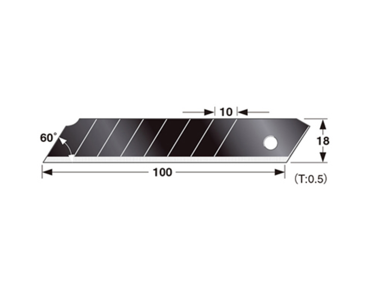 Ağır Hizmet Tipi 18 mm Geçmeli Bıçak