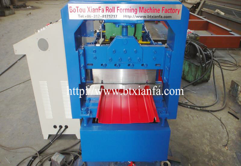 Ghana Style Standing Seam Roof Roll Forming Machine