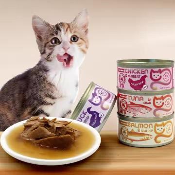 Wholesale Cat Food OEM Canned Wet Cat Food Cat