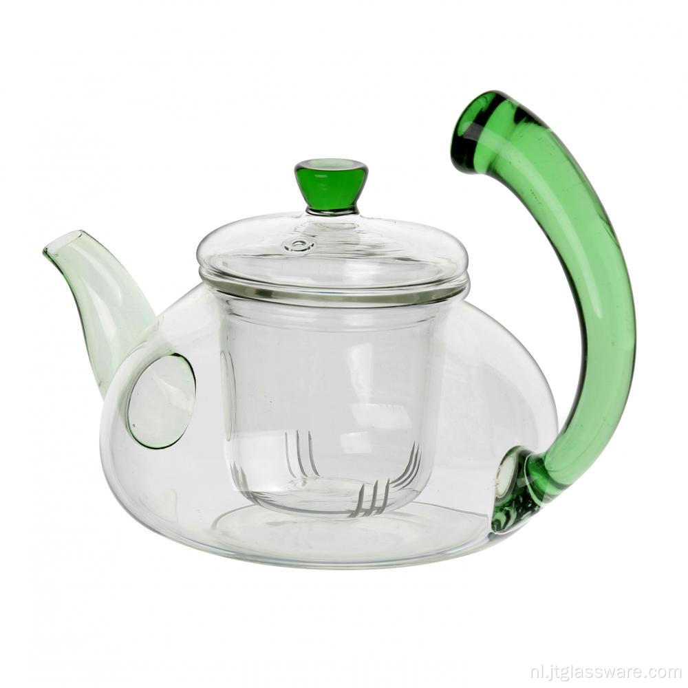 600 ml nieuwe design glazen theepot waterkoker