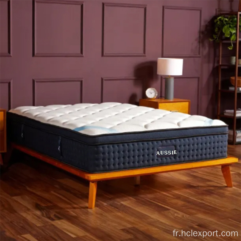 bien endormi Matelas de printemps en mousse à mémoire de mémoire double