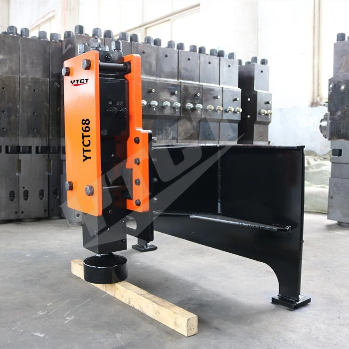 Excavator Attachment Skid Steer Loader Post Driver Hydraulic Forging Hammer