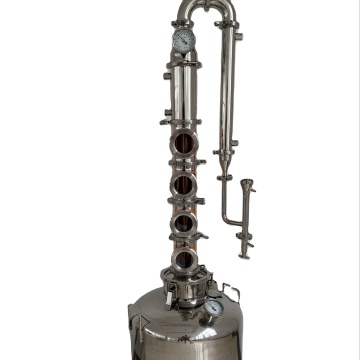 Alcohol Copper Reflux Still for Sale - 100Lt 4 Inch Flute Column Still