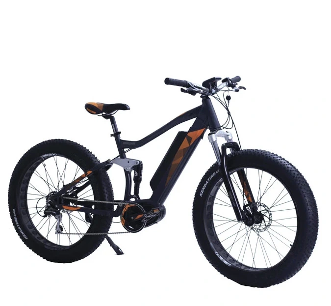 High Performance 48V 500W Bafang MID Motor Lithium Battery Fat Tire Electric Bike
