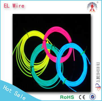 el wire lighting manufacturer/flashing el wire/ el wire roll