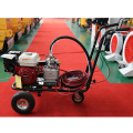 Superior performance cold paint spray road marking machine