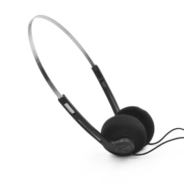 Fone de ouvido descartáveis ​​de 3,5 mm de baixo custo