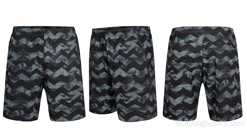 Zomer hardloop shorts mannen snel droge sportschool shorts