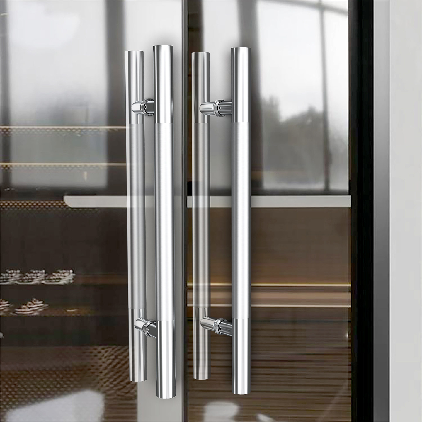 مقبض باب زجاجي Glass door handle
