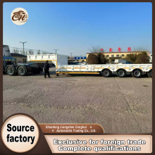 Heavy Duty Extendable Low Flatbed Trailer