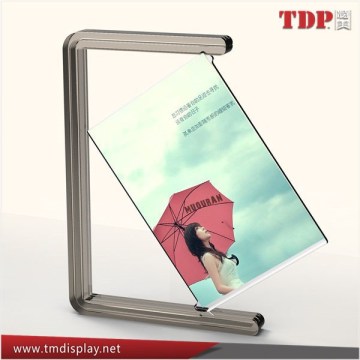 Acrylic Photo Frame Floating Picture Frame Rotating Billboard DIY Photo Frame