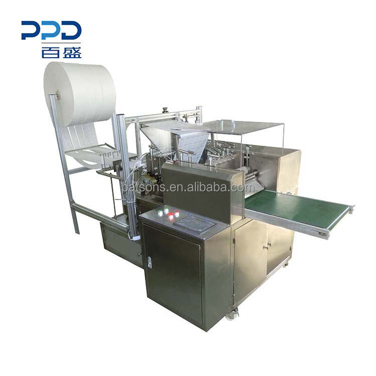 High Quality Europe Fully Automatic Electric 2.6kw Alcohol Swab Pad Making Machine