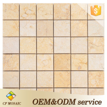 Foshan Factory Beige Color Stone Mosaics For Bathroom Wall