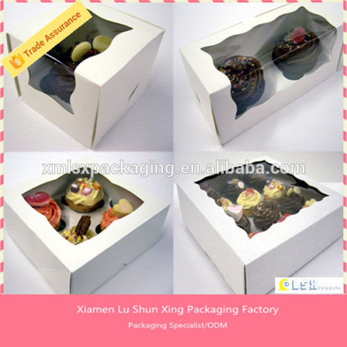 Various Sizes Milk White Paper Cake Box ,Fancy Paper Cake Box,small cake boxes