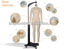 Custom-made dressmakers use tailoring dummy with removable shoulders and legs