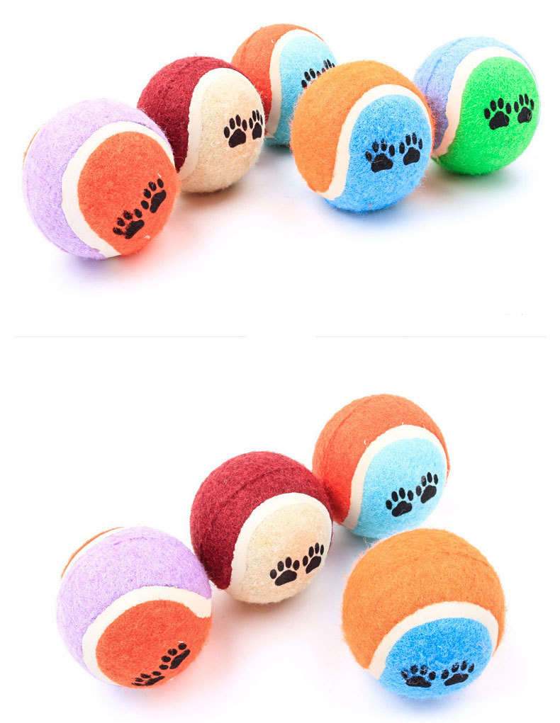 High Quality Accessories For Pet Dog Rubber Tennis Ball Chew Toy