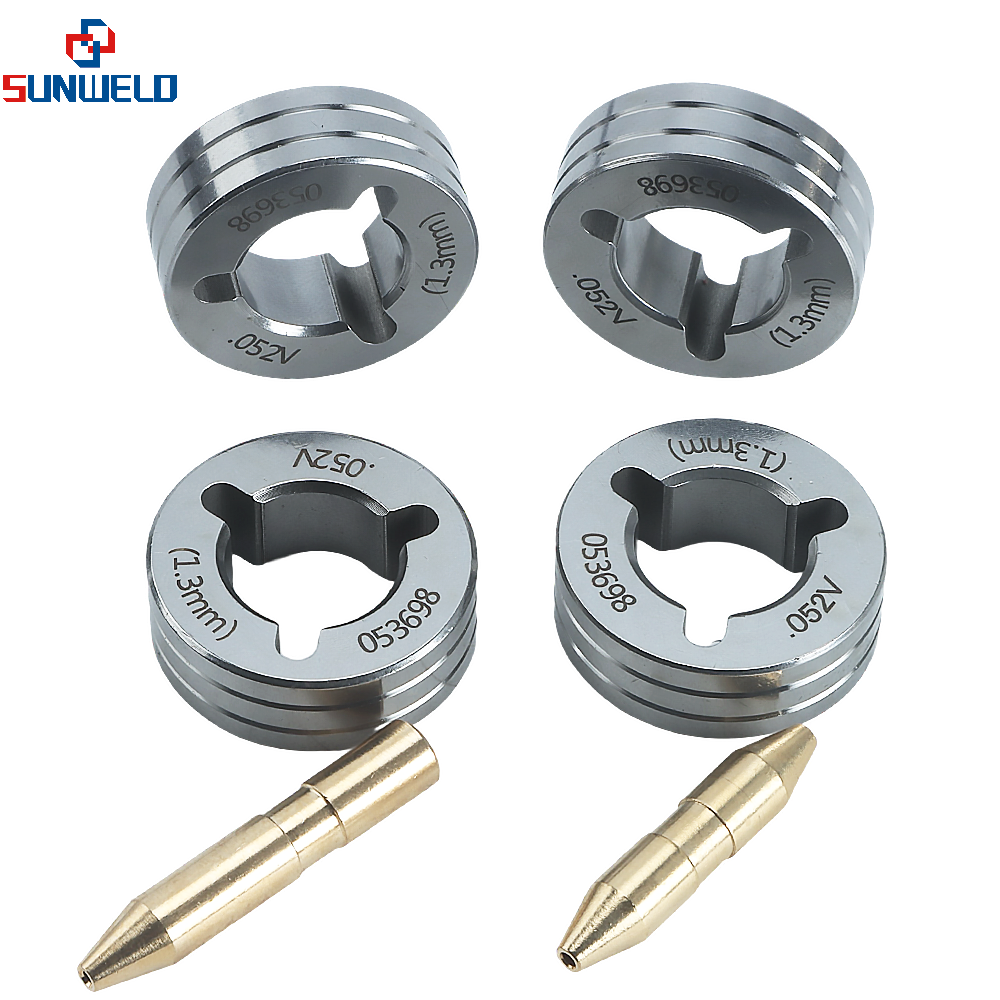 046783 4 ড্রাইভ রোল কিট .052''/1.3 মিমি ভি-গ্রুভড(3) 046783 4 Drive Roll Kit .052''/1.3mm V-Grooved(3)