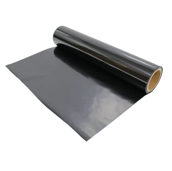 0,025 mm mat / glanzend oppervlak zwarte kleur polyimidefilm